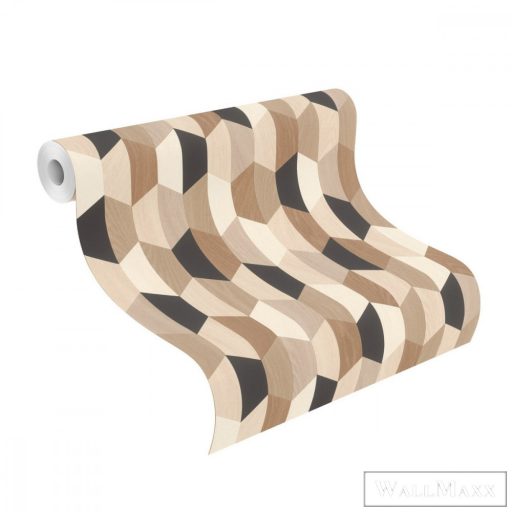 Rasch Salsa 2023 466300 barna design tapéta
