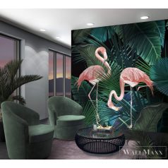   Marburg Smart Art Aspiration 46703 zöld madár mintás panel