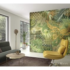   Marburg Smart Art Aspiration 46704 zöld virág mintás panel