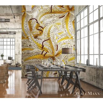   Marburg Smart Art Aspiration 46715 sárga virág mintás panel