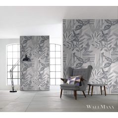   Marburg Smart Art Aspiration 46725 fekete-fehér grafikai mintás panel