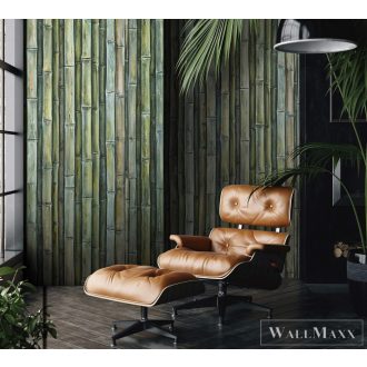   Marburg Smart Art Aspiration 46728 zöld bambusz mintás panel