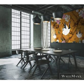   Marburg Smart Art Aspiration 46802 narancssárga madár mintás panel