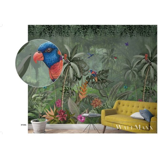 Marburg Smart Art Easy 47201 Natúra zöld dzsungel mintás digitális panel