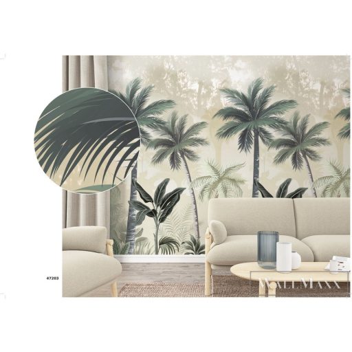 Marburg Smart Art Easy 47203 Natúra bézs dzsungel mintás digitális panel