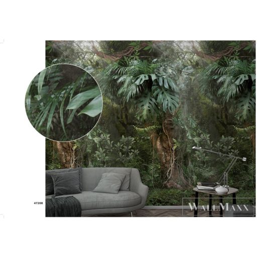 Marburg Smart Art Easy 47208 Natúra zöld dzsungel mintás digitális panel