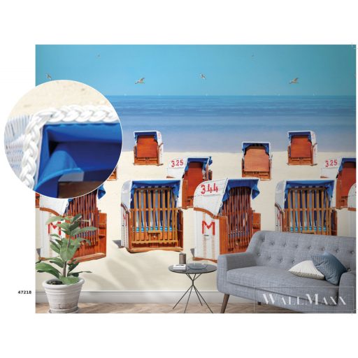 Marburg Smart Art Easy 47218 Natúra kék strand mintás digitális panel