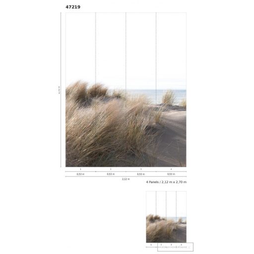 Marburg Smart Art Easy 47219 Natúra sárga föveny mintás digitális panel