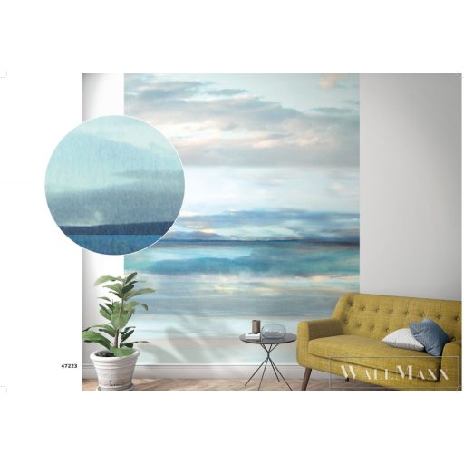 Marburg Smart Art Easy 47223 Natúra türkíz víztükör mintás digitális panel