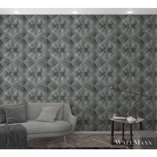 Marburg Smart Art Easy 47231 Térhatású türkíz csillag mintás digitális panel