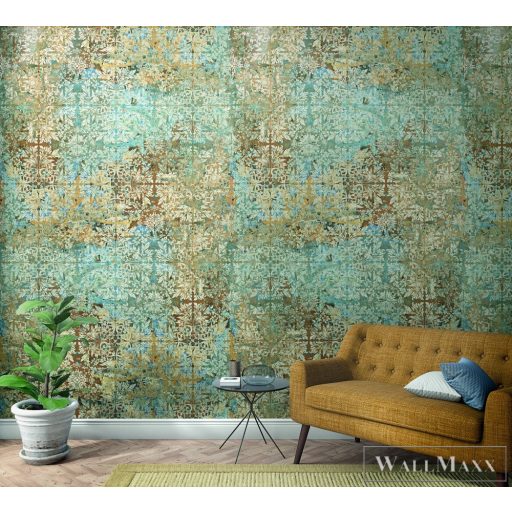 Marburg Smart Art Easy 47232 Modern türkíz absztrakt mintás digitális panel