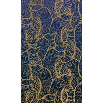   Marburg Smart Art Easy 47242 Grafikus kék levél mintás digitális panel