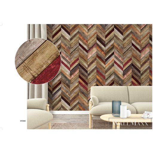 Marburg Smart Art Easy 47244 Design barna parketta mintás digitális panel