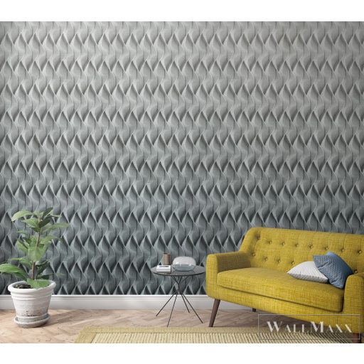 Marburg Smart Art Easy 47251 Térhatású türkíz háló mintás digitális panel