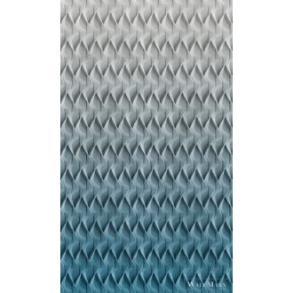   Marburg Smart Art Easy 47271 Térhatású kék háló mintás digitális panel