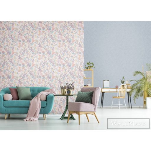 MARBURG Spirit of Jungle 47411 bézs-fehér levél mintás Grafikus tapéta