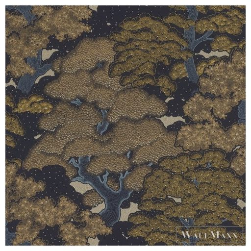 Rasch Salsa 2023 477214 arany design levélmintás tapéta