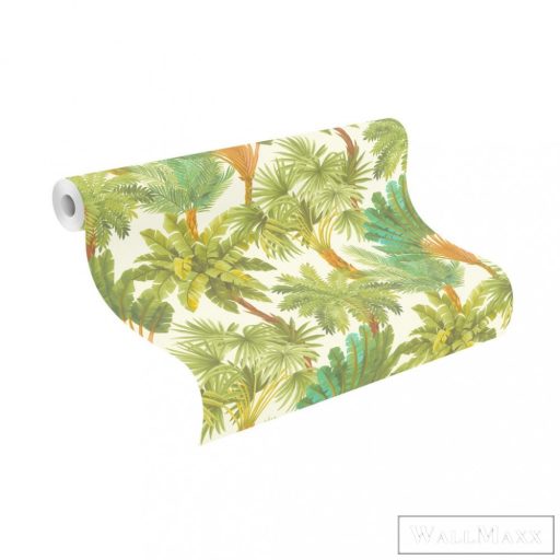 Rasch Salsa 2023 478235 zöld design levélmintás tapéta