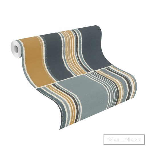 Rasch Florentine III 2024 484441 barna Grafikus geometriai mintás tapéta