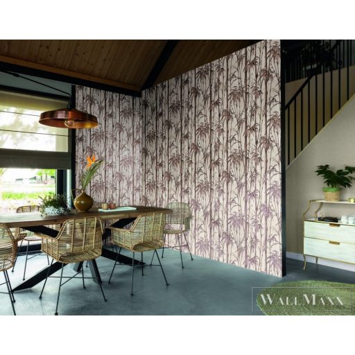 Rasch Florentine III 2024 484878 barna Natúra bambusz mintás tapéta