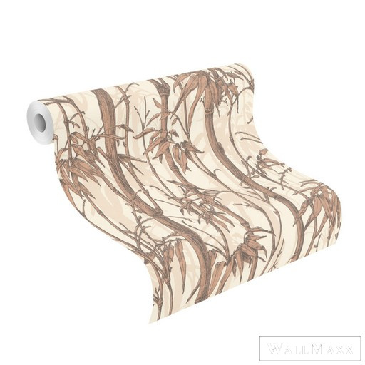 Rasch Florentine III 2024 484878 barna Natúra bambusz mintás tapéta