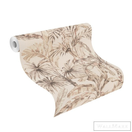Rasch Florentine III 2024 485233 krémszínű Natúra pálma mintás tapéta