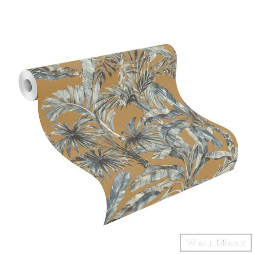 Rasch Florentine III 2024 485264 barna Natúra pálma mintás tapéta