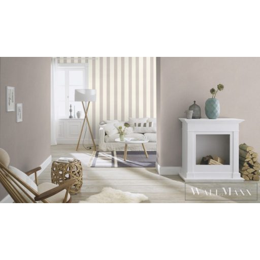 Rasch Florentine III 2024 485424 törtfehér Klasszikus csíkos tapéta