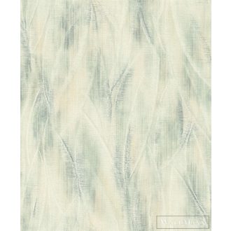   RASCH Country-Charme 486230 zöld levél mintás grafikai tapéta