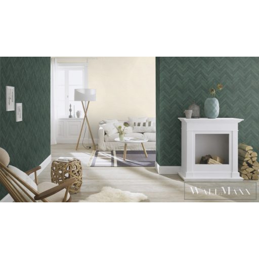 RASCH Factory V 499155 zöld halszálka mintás Ipari tapéta