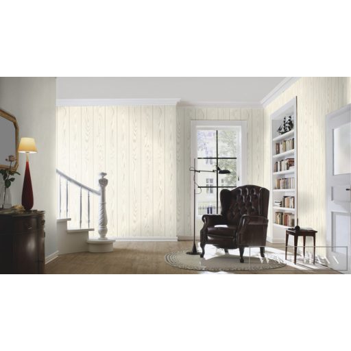 RASCH Factory V 499513 krémfehér intarzia mintás Ipari tapéta