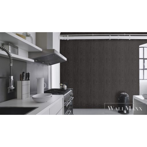 RASCH Factory V 499544 grafit intarzia mintás Ipari tapéta