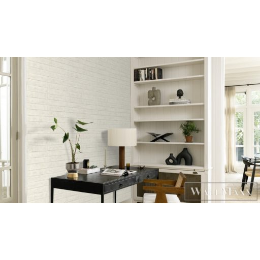 RASCH Factory V 499612 krémfehér betontömb mintás Ipari tapéta