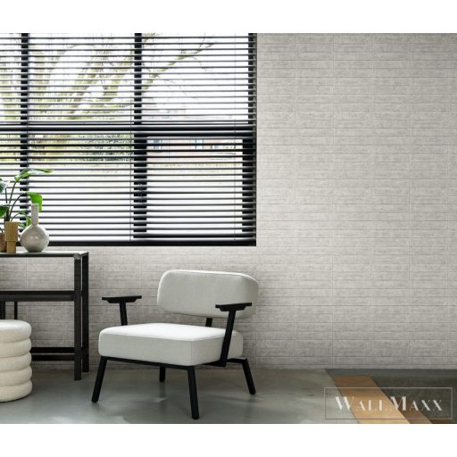 RASCH Factory V 499612 krémfehér betontömb mintás Ipari tapéta