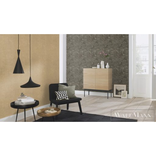 RASCH Factory V 499742 grafit erodált mintás Ipari tapéta