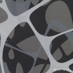   MARBURG Zaha Hadid Hommage 50413 szürke-fekete grafikus Modern tapéta