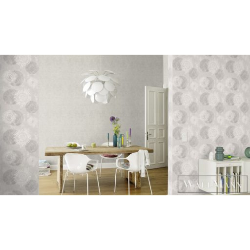 Rasch TIMEOUT Tapetenwechsel 2024 507836 törtfehér Klasszikus struktúrált mintás tapéta