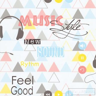 LUTECE Les Aventures 2 51172103 music mintás tapéta