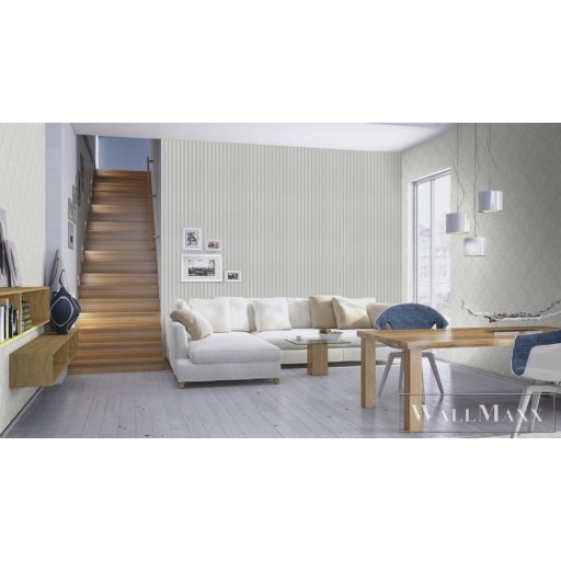 Rasch Trianon XIII 515343 ezüst Klasszikus csíkos tapéta