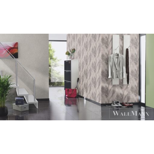 RASCH Concrete 520040 szürke Tér-hatású 3D-mintás Modern vlies tapéta