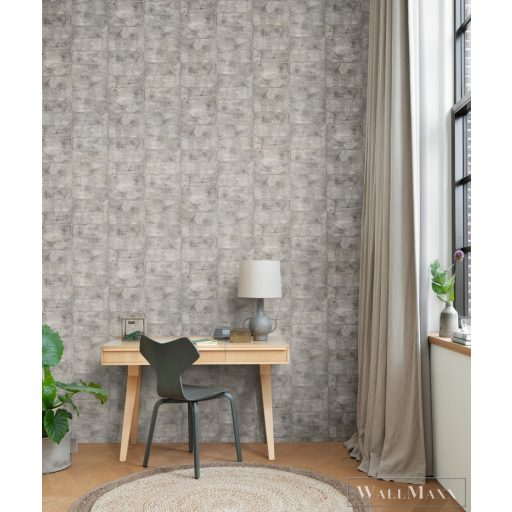RASCH Concrete 520156 szürke tégla mintás Modern tapéta