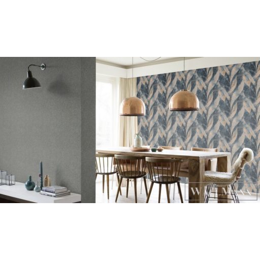 RASCH Concrete 520262 arany, kék Struktúrált Elegáns vlies tapéta