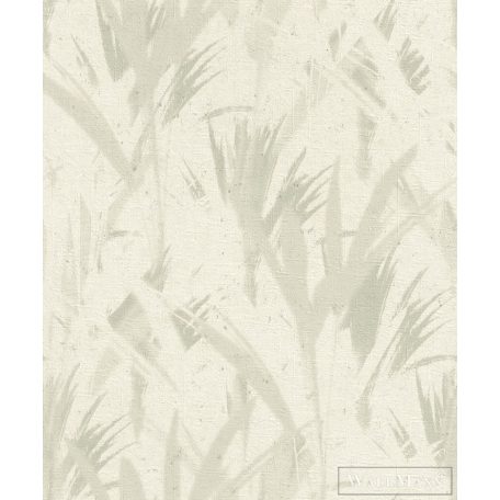 RASCH Concrete 520729 krémfehér levél mintás Modern tapéta