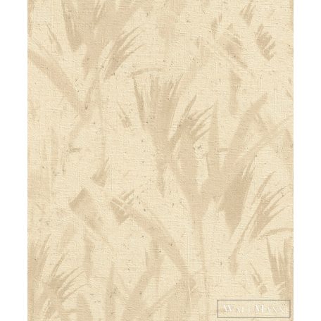 RASCH Concrete 520743 bézs levél mintás Modern tapéta