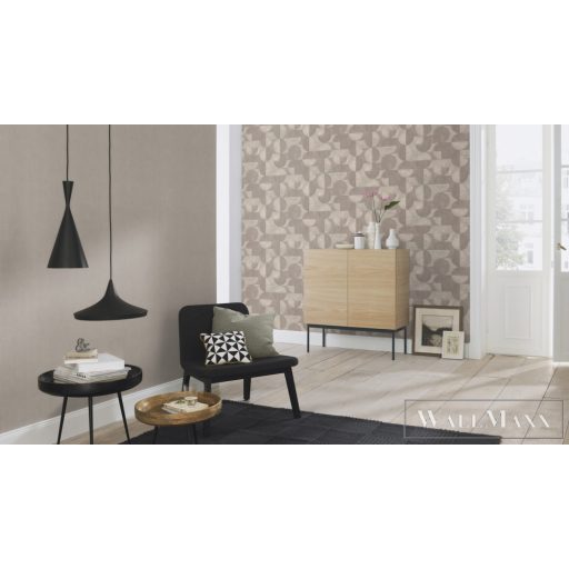 RASCH Concrete 521481 szürke Tér-hatású 3D-mintás Elegáns vlies tapéta