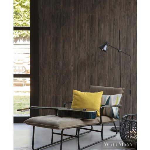 Rasch sötét famintás tapéta 528442