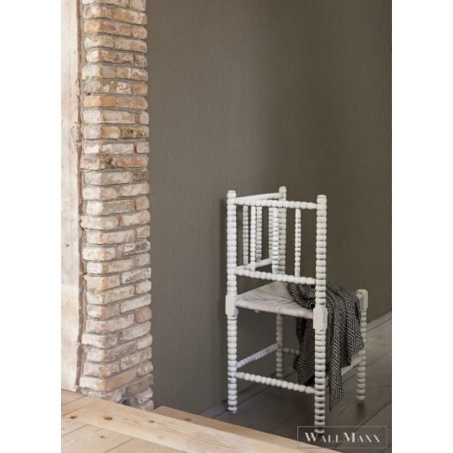 Rasch közép barna szövetmintás tapéta 528503