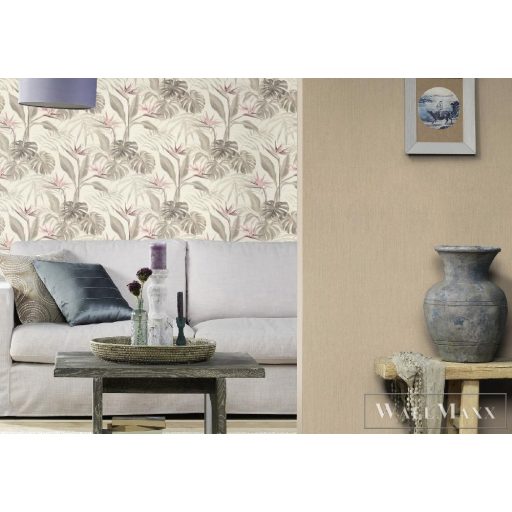 beige szövetmintás tapéta 528534