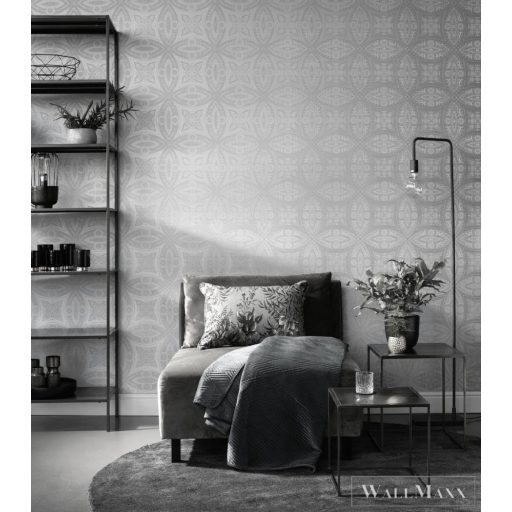 529708 Rasch Berlin tapéta ezüst-szürke