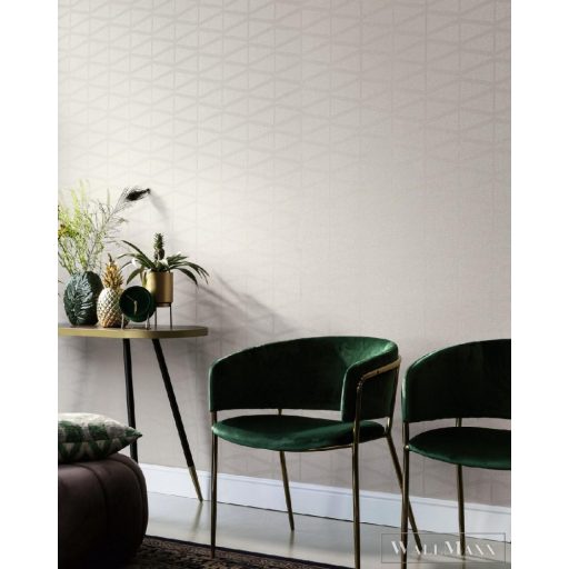 Rasch 529814 gyémánt mozívum taupe színárnyalat